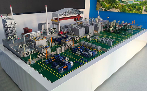 酒钢集团东铝厂-铝材生产线漳县机械模型